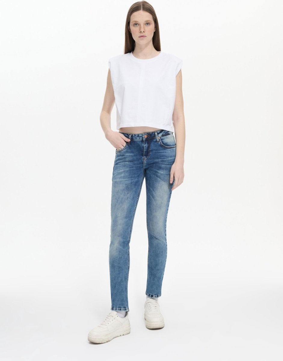 LTB Jeans Aspen Y Dames Slim fit Jean - Donkerblauw - Sior Undamaged Wash