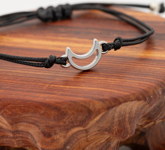 Bracelets d'amitié pour 2 avec Soleil & Lune - Or & Argent - Élastique réglable - Cadeau d'amitié - Pax Amare