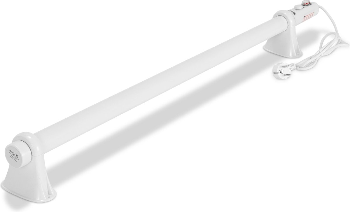 Kasverwarming Broeikasverwarmer Elektrische staafverwarming Wit voor kassen Flexibele installatie 135W