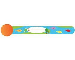 100x Tutu-band SOS Kinderpolsbandje ID band | Fish | Grootverpakking| Schoolreisje| Dagopvang | BSO
