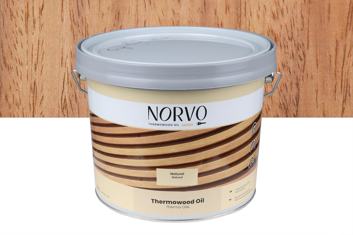 Wovar Norvo | Thermo olie | Naturel 2,5 liter