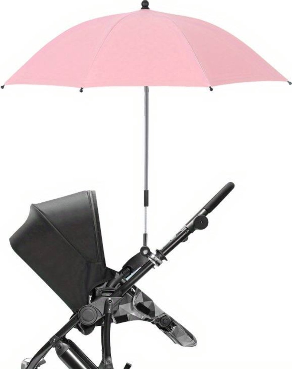 Nivard Strandparaplu - Extra Sterke Parasol - Winddicht Paraplu - Strand - Outdoor - UV Bescherming - Roze