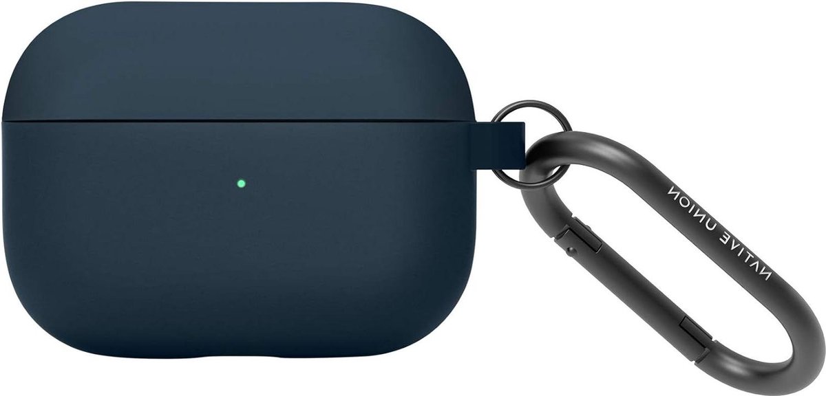 Zijdeachtige matte silicone Roam case voor AirPods Pro - Navy