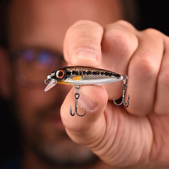 Spro Iris The Kid Fast Sinking 4.8cm - 6.3g (diepte: 30-100+cm) - Kleur : Vairon van Spro — afbeelding 2