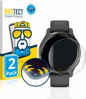 BROTECT - Screenprotector voor Garmin Venu 2S - Folie Beschermfolie transparant volledig dekking - (2 Stuks)