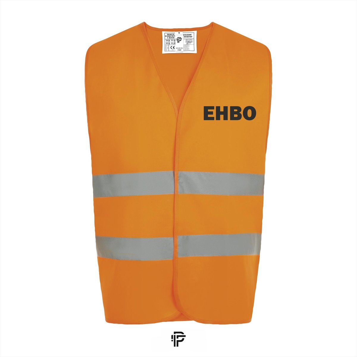 Veiligheidshesje EHBO - Fluo Oranje - Maat M - Tekst zwart - Veiligheidshesje voor Volwassenen – Veiligheidsvest - Oranje Hesjes