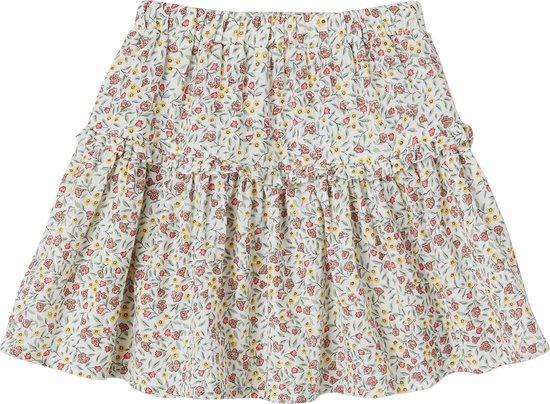 Vertbaudet Jupe à fleurs en gaze de coton fille