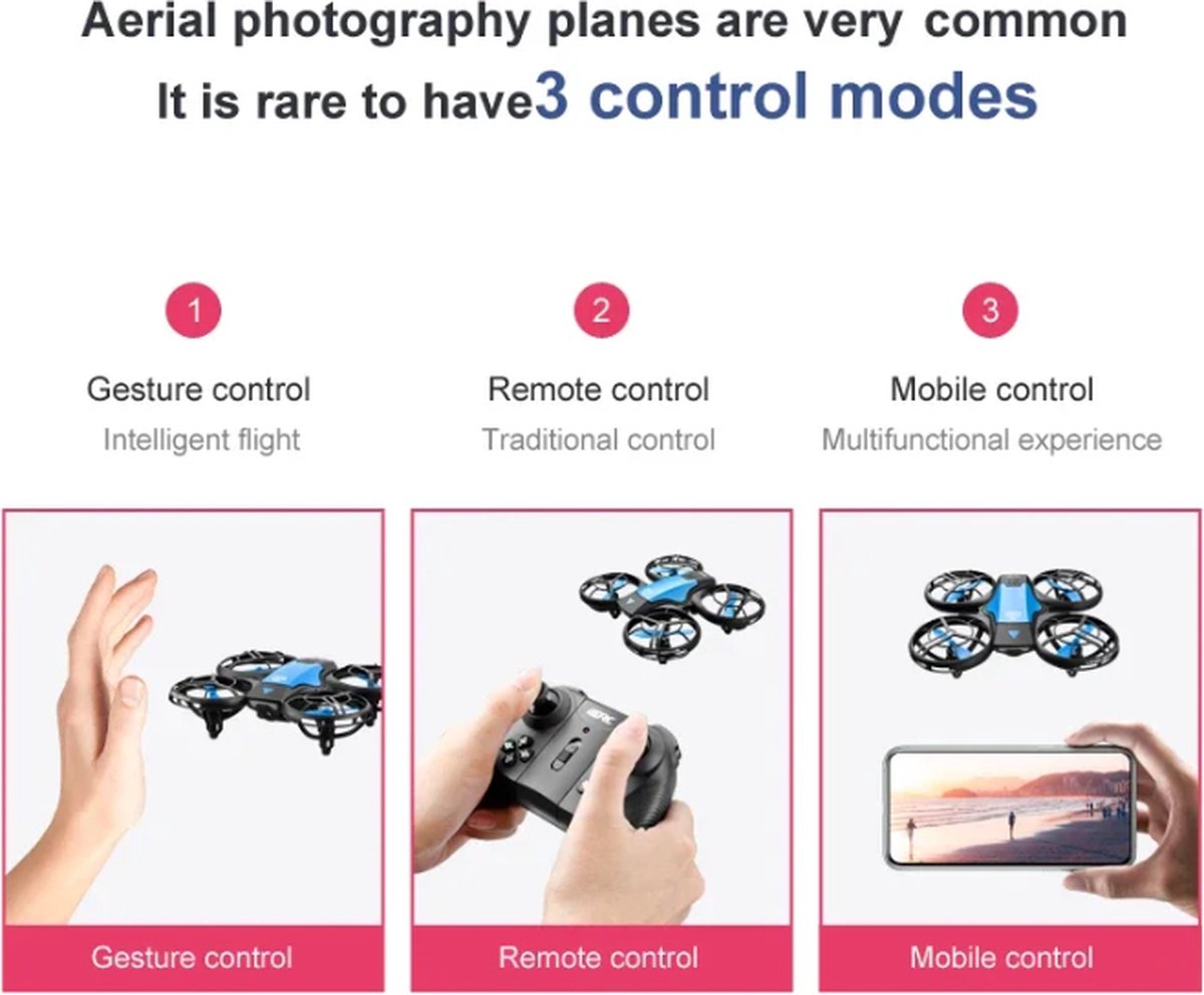 4drc V8 Mini Drone met Camera - 4K Camera thumbnail 6