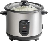 Bol.com Rijstkoker - stoommand - warmhoudfunctie - 1 liter - 400W - rvs aanbieding