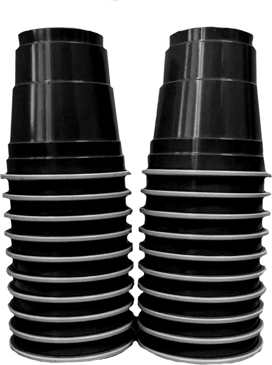 ORIGINAL CUP - 20 zwarte Amerikaanse Shooters 4 cl