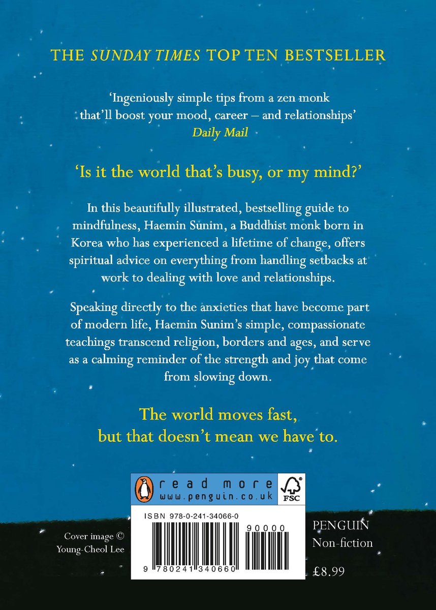 The Things You Can See Only When You Slow Down - back cover