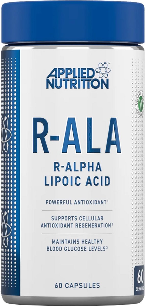 Goedkoopste Applied Nutrition - R-ALA (R-Alpha Lipoic Acid) (60 caps
