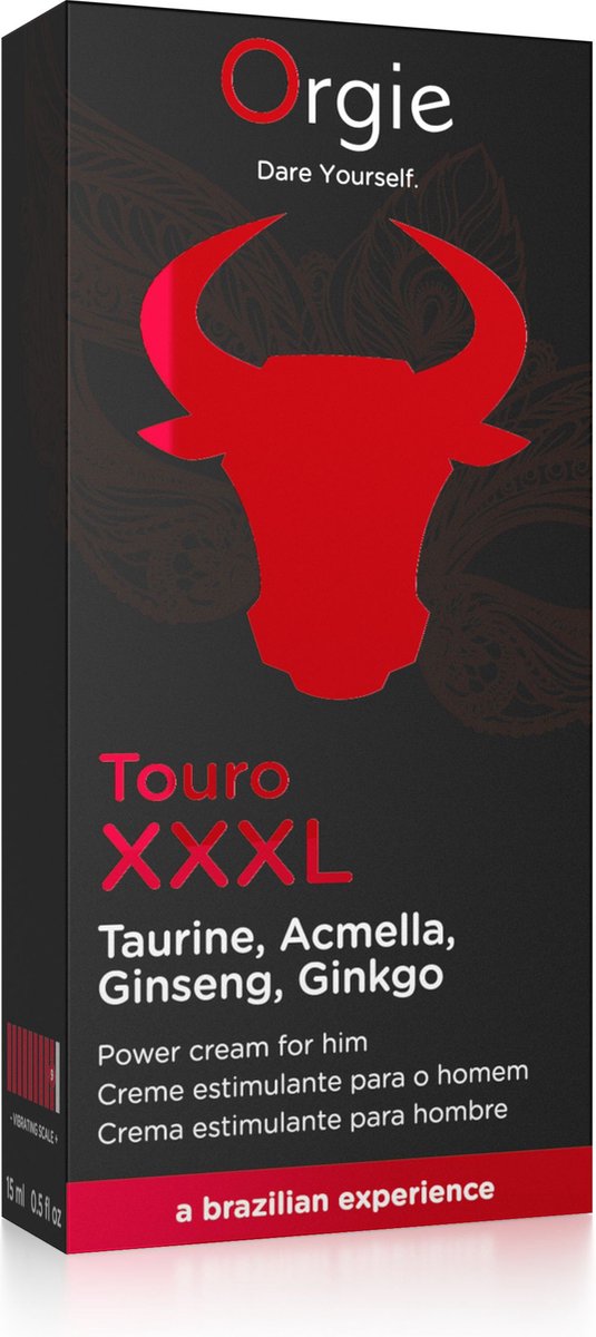 Goedkoopste Orgie - Touro XXXL Erectie Creme 15 ml