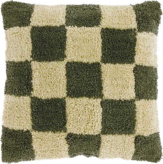 Unique Living - Sierkussen Ziva Winter Green -45x45cm