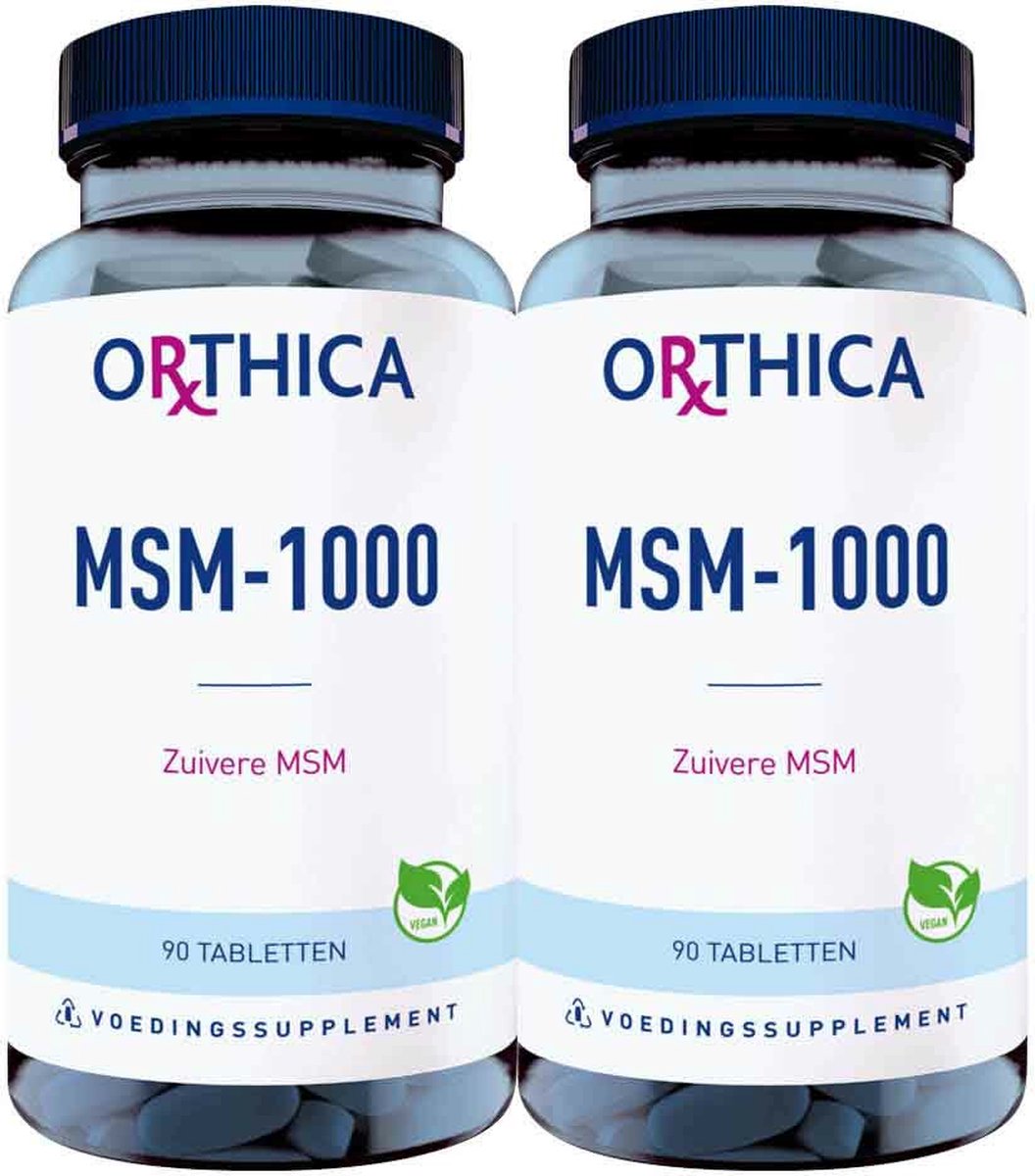 Orthica MSM-1000 - 2 x 90 tabletten - Voordeelverpakking