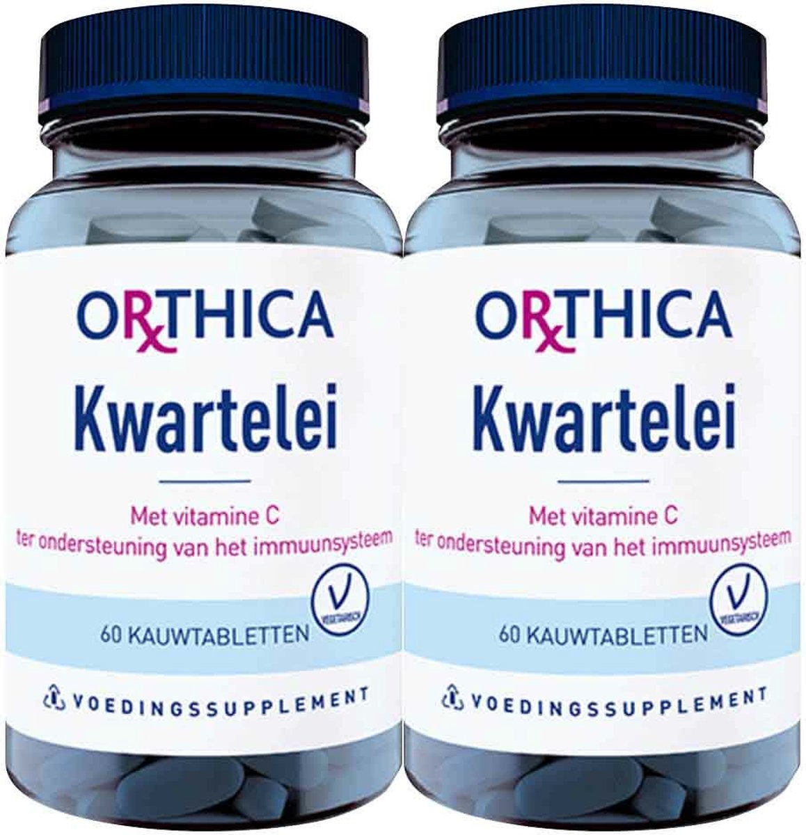 Orthica Kwartelei Met Vitamine C - 2 x 60 tabletten - Voordeelverpakking