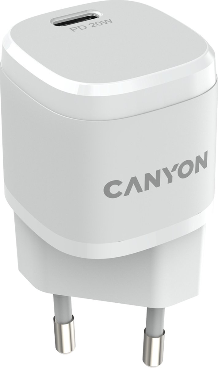 Canyon H-20-05 - Oplader - 20W Power Delivery - USB-C - Wit