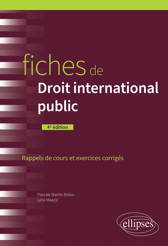 Fiches de Droit international public - cover