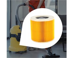 LUCHTFILTER + MONTAGEKAP vervanging VOOR KARCHER STOFZUIGER - FILTERVERVANGING 6.414-552.0 voor KARCHER MV2 MV3 WD2 WD3 SE4001