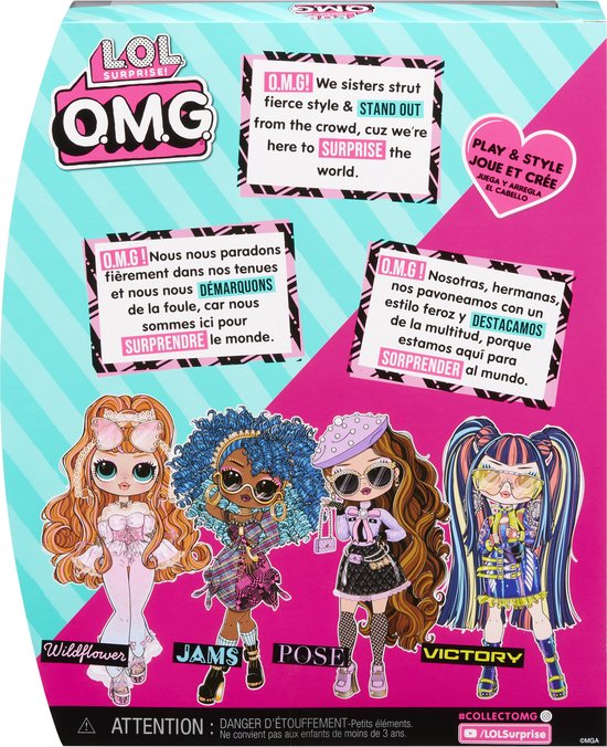L.O.L. Surprise! OMG Core - 25 cm - Jams - Met accessories - Modepop van Merkloos — afbeelding 2