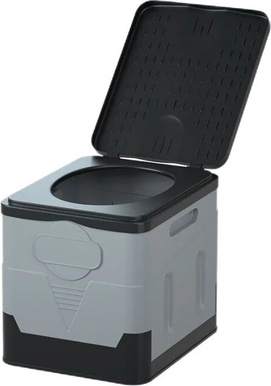 GOPLUS Draagbaar campingtoilet, reistoilet met 20 liter