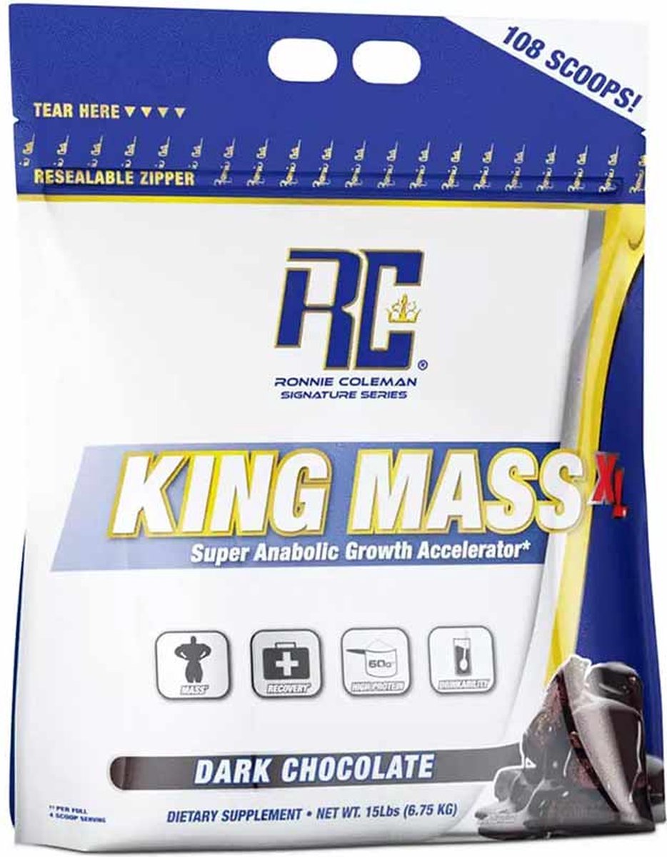 Goedkoopste King Mass XL 6750gr Chocolade