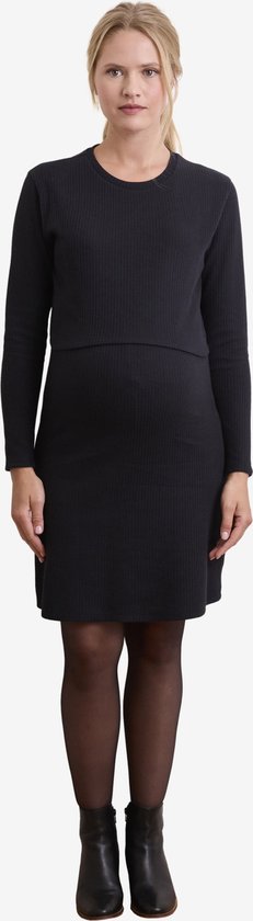 Vertbaudet Korte jurk van ribtricot zwangerschap en borstvoeding bol