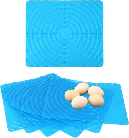 Set van 8 zachte nestkussens voor kippenhok, 29,8 cm wasbare kippennestmatten, spons kippennestkastpads, herbruikbare nestmatten kippenhuisdoos accessoire voor kippenhok, eieren bescherming (zwart