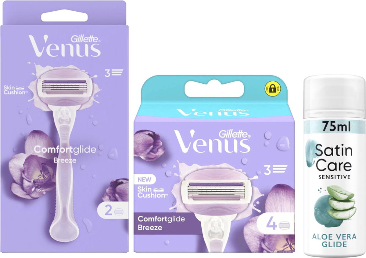 Goedkoopste Gillette Cadeauset Venus Comfortglide Breeze
