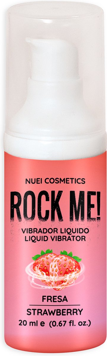 Goedkoopste Liquid Vibrator - Strawberry - 0.68 fl oz / 20 ml