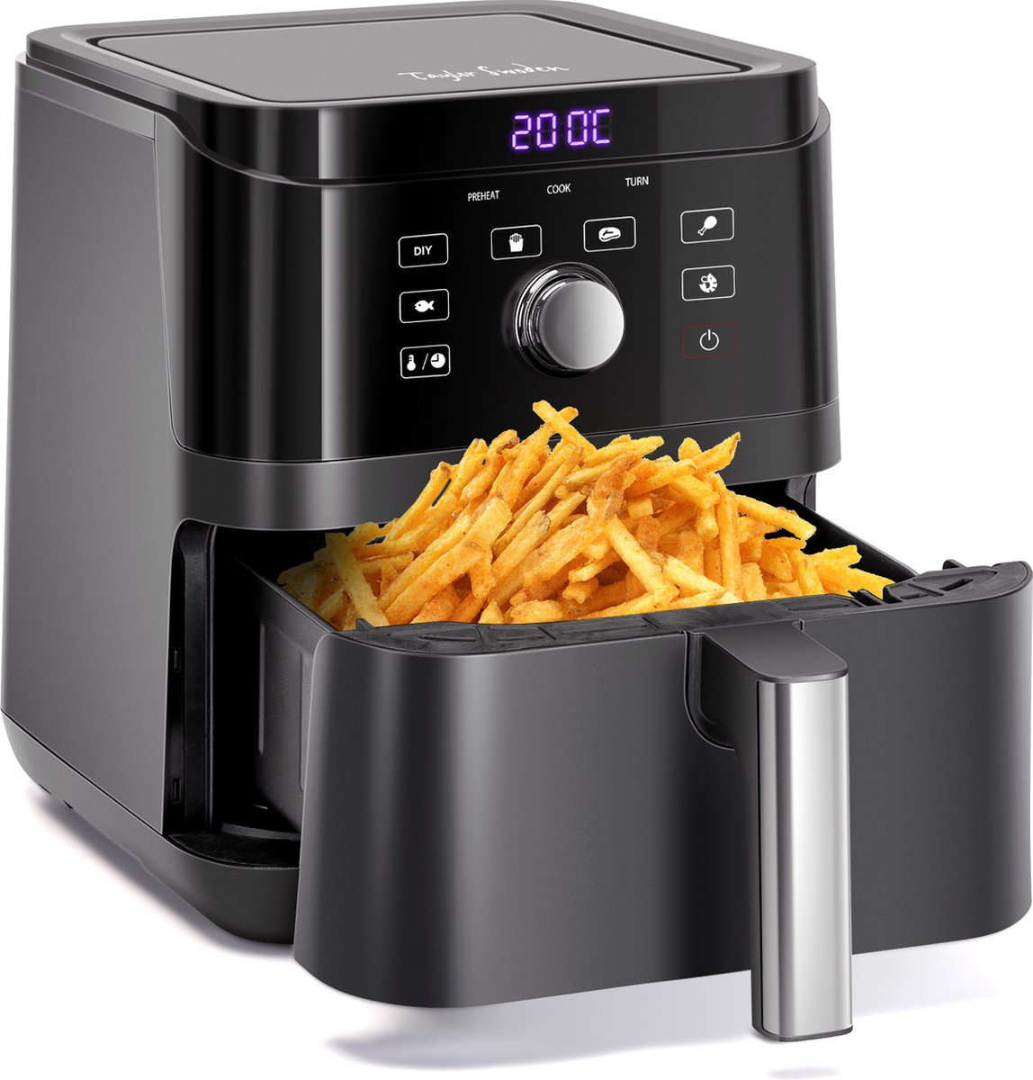 Taylor Swoden Air 30LB2 - Airfryer XXL - Groot 6L - Hetelucht friteuse - 1700w -Zwart