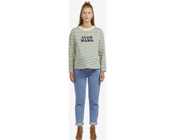 Naadloze zwangerschapsjeans met band bleu stone