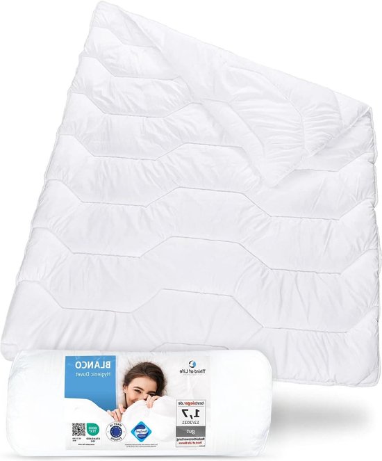 Zomerdekbed 135x200 BLANCO | Luchtig Dekbed Met Vochtregulatie En Een Hoog Ademend Vermogen Optimale Hygiene Voor Mensen Met Allergieen Het Perfecte Dekbed Voor De Warme Zomernachten 135 X 200 Cm