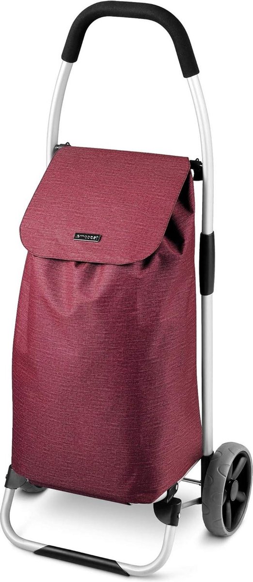 Winkelwagen - Rood - Metaal/Synthetische Stof - 45 x 112 x 504 cm