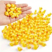 Lot De 50 Mini Canards En Résine Avec Chapeau De Noël - Figurines 1.9cm Pour Décoration, Maison De Poupée, Jardin Miniature
