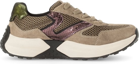 Gabor Rollingsoft Beige Sneaker 66.936.31 | Dames en Herenschoenen online kopen
