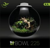 Bioart cylinder 225 wit - glazen domes met ledverlichting