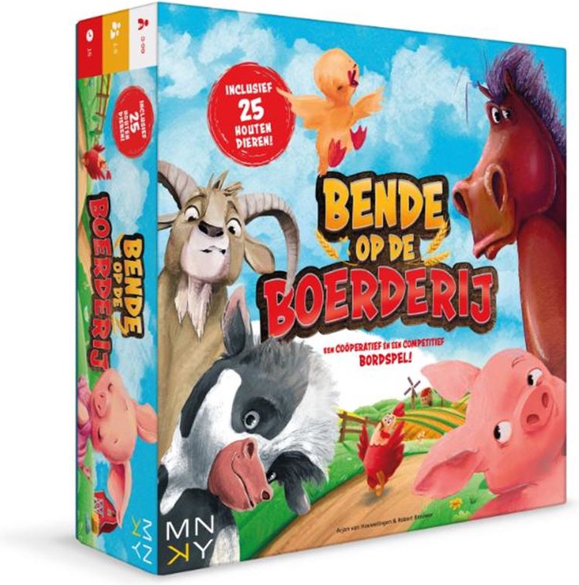 Bende op de boerderij-bordspel. 3+