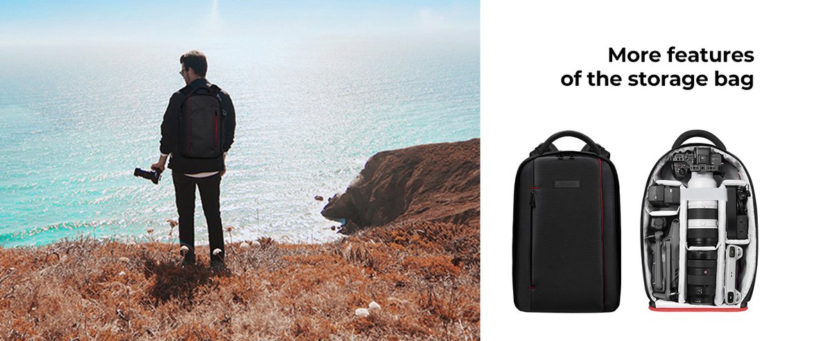 K&F Concept Beta Backpack 18L rugzak foto camera video cameratas fototas rugtas thumbnail 3