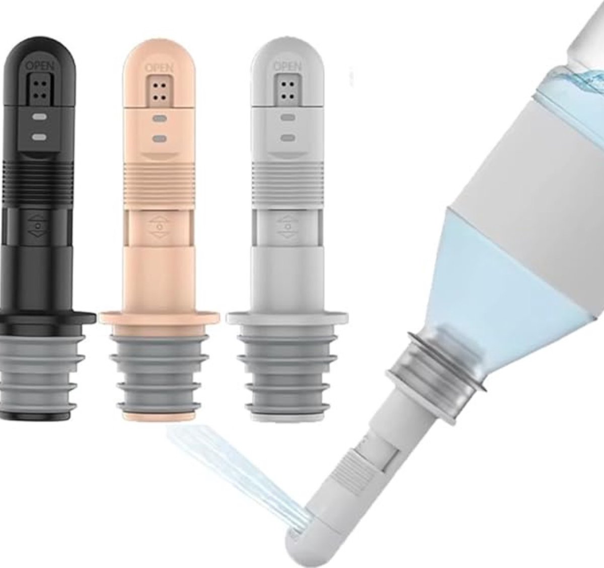 Bidet - Handdouche - Draagbaar - 3ST - Sproeier - Handheld - RVS - Multifunctioneel - Meedere Kleuren