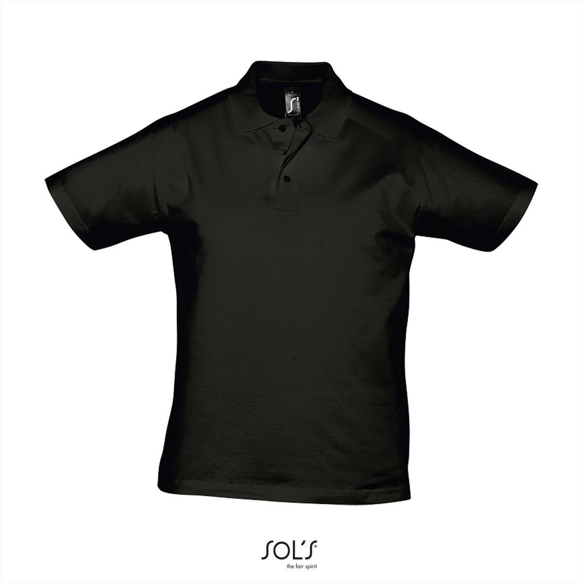 SOL'S Men´s Jersey Polo Shirt Prescott L538 - Deep Black - L
