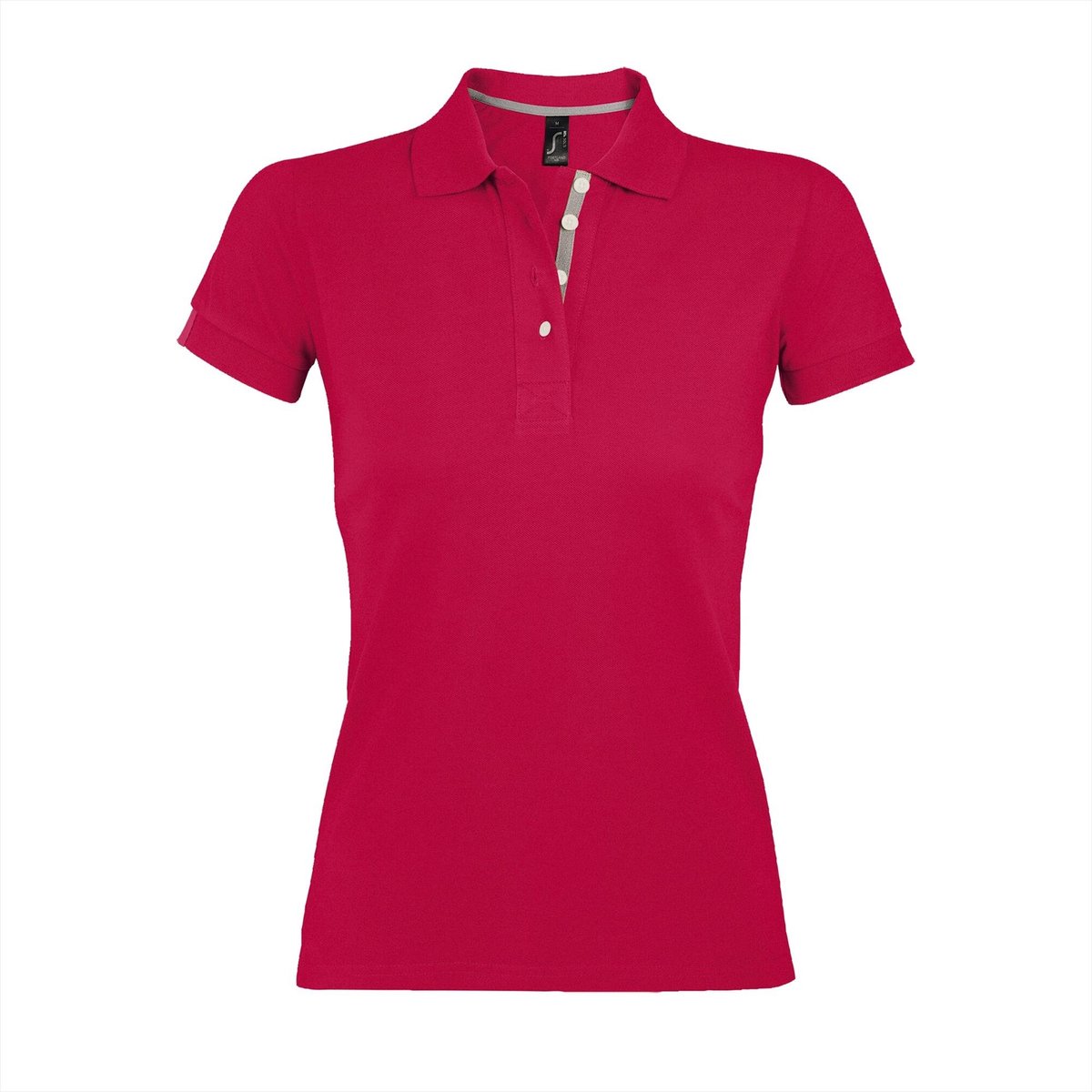 SOL'S Women´s Polo Shirt Portland L588 - Red/Grey (Solid) - XS