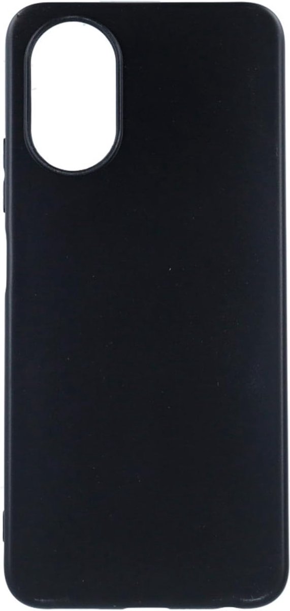 Backcover hoesje Geschikt voor: OPPO A18 / A38 - Silicone hoes - Zwart