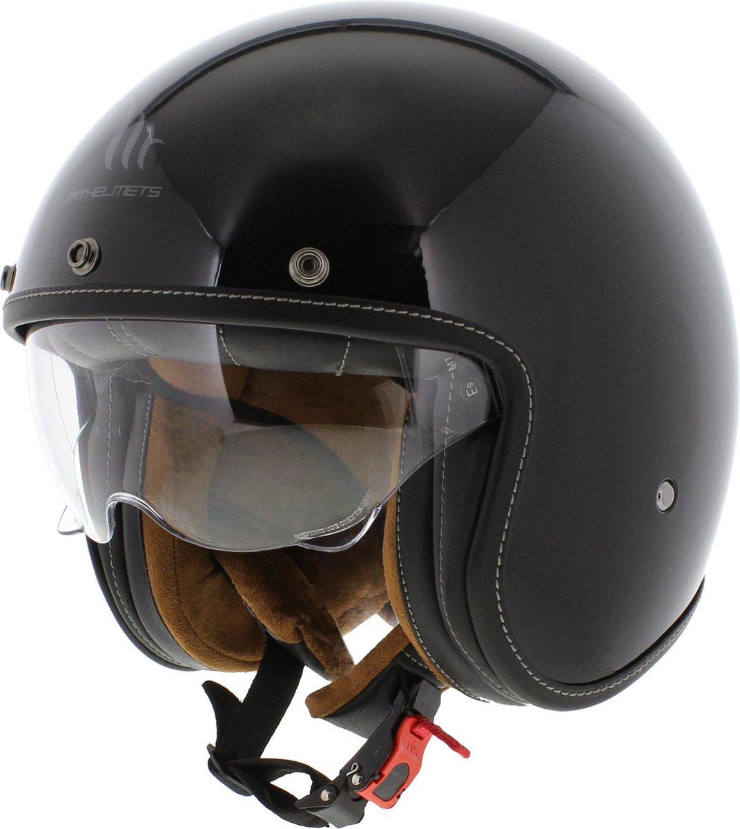 MT Jethelm Le Mans II SV S glans zwart - Maat XL