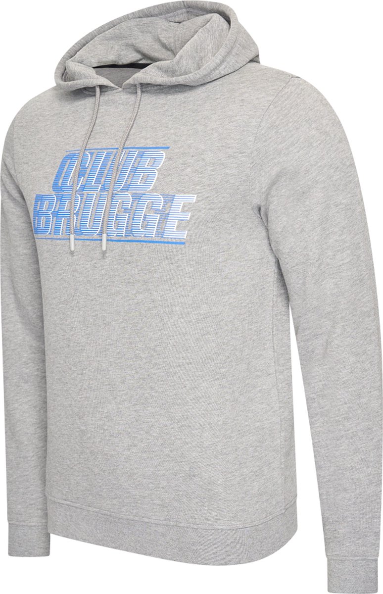 Club Brugge hoodie voor volwassenen - maat XXL - Grijs - Brugge hoodie voor heren en dames - Official Club Brugge hoodie