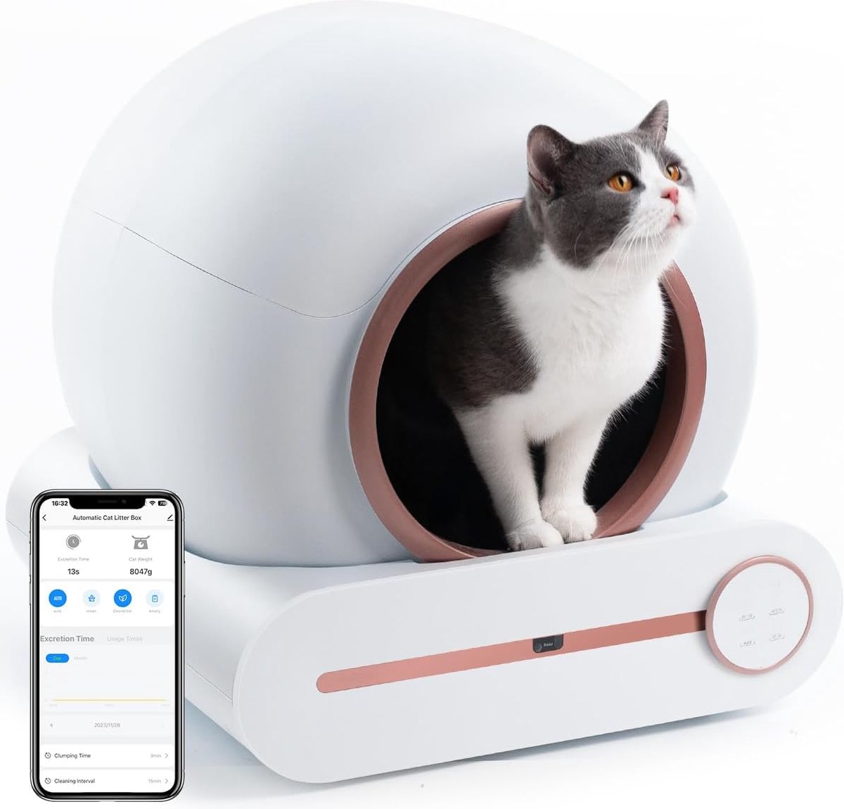 Bol.com Automatische Kattenbak - Kattenbak Automatisch - Automatic Litter Box - Automatisch Kattenbak aanbieding