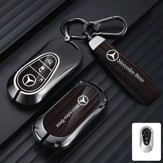 Luxe super robuste – Housse de clé de voiture adaptée pour Classe C et Classe S W206 W223 S350 C200 C260 C300 S400 S450 S500 – Protection de clé, porte-clés, Accessoires de vêtements pour bébé de voiture