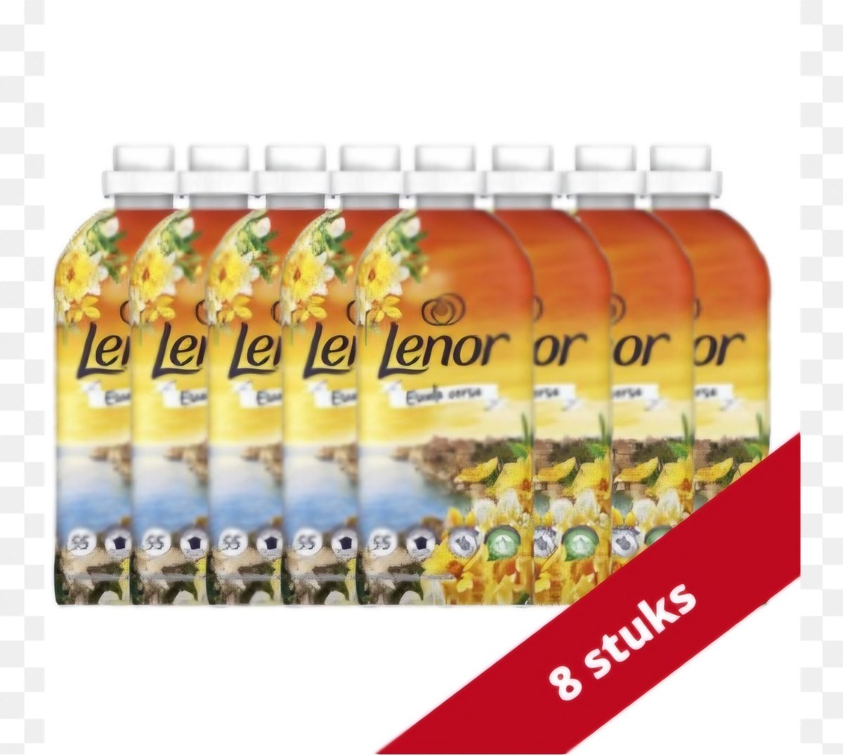 Goedkoopste Lenor Wasverzachter Escale Corse 8x 55 wasbeurten 8x 1155 ml