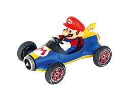 Carrera Speelgoedvoertuig Auto - Mario Kart - Mach8 car Mario - Pull Back Auto - Terugtrekauto - 1:43