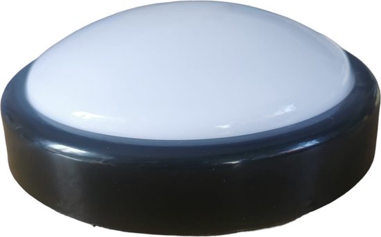 Nachtlamp - Zwart - Big - ganglamp - Ronde - LED-Lampen - 13,7 x 13,7 x 4,7 cm - zolderlamp - nachtlampje van Kipit — afbeelding 3